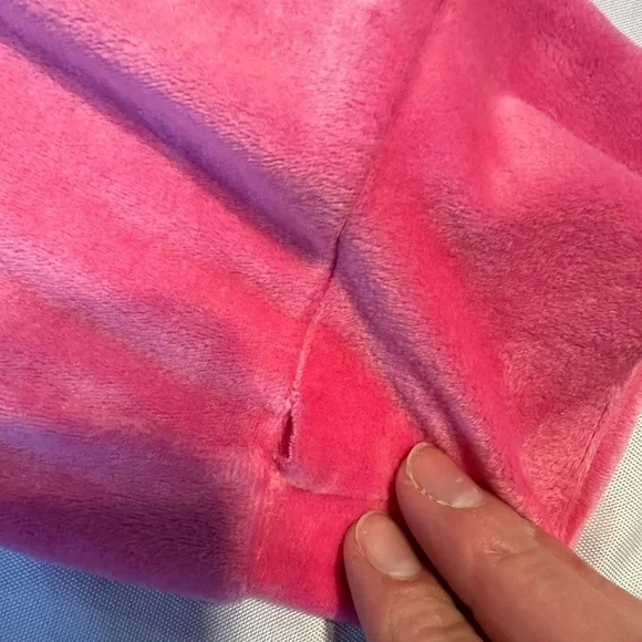 Pink Velour Juicy Couture Hoodie and Jogger Set - Picture 5 of 11